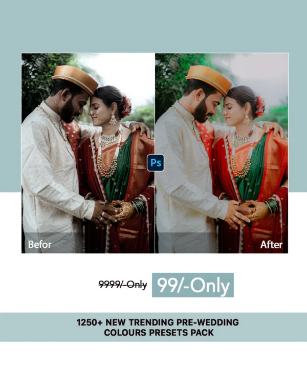 1500+ WEDDING & PRE WEDDING PRESETS